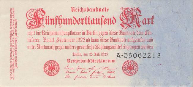 500000 Mark 1923